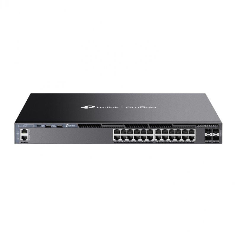 OMADA 24-PORT GIGABIT STACKABLE L3 MANAGED SWITCH WITH 4 10GE SF