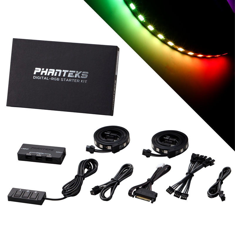 PHANTEKS Digital-RGB Starter Kit inkl. Controller und 2x LED-Str