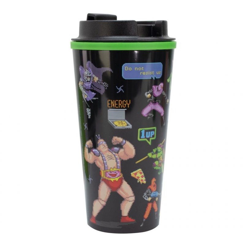 TORTUES NINJA - Mug Isotherme de Voyage - 450 ml