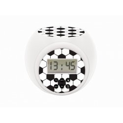Lexibook - Projector Alarm Clock Football with Timer (RL977FO)