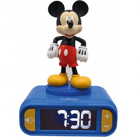 Lexibook - Mickey 3D Digital alarm clock & Night light (RL800MCH)