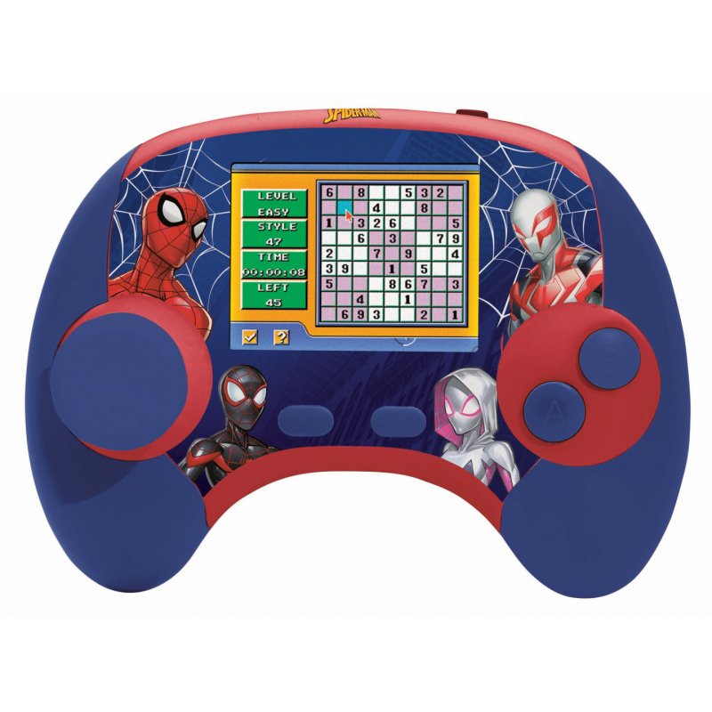 Lexibook - Spider-Man Educational bilingual console with LCD screen (EN/FR) (JCG100SPi1)