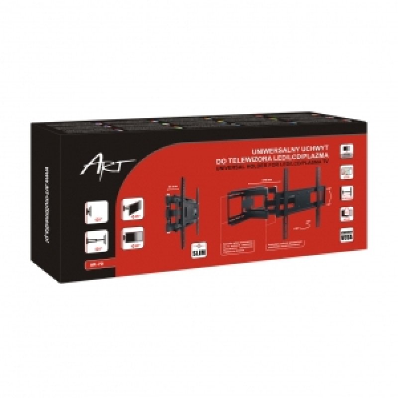 ART AR-70 support pour téléviseur 139,7 cm (55") Noir