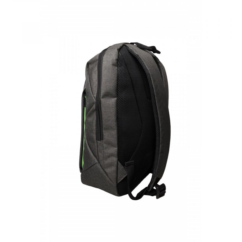 Urban Rucksack (grau/grün, bis 39,6 cm (15,6"))