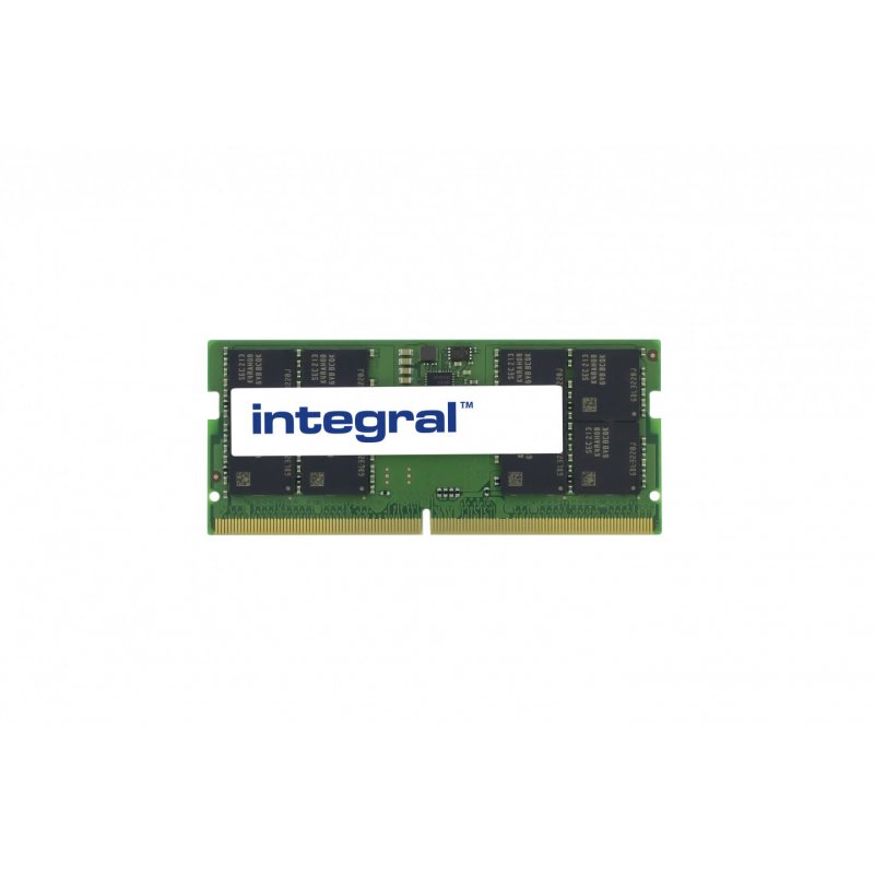 Integral 16GB LAPTOP RAM MODULE DDR5 5600MHZ PC5-44800 UNBUFFERED NON-ECC 1.1V 2GX8 CL46 memory module 1 x 16 GB