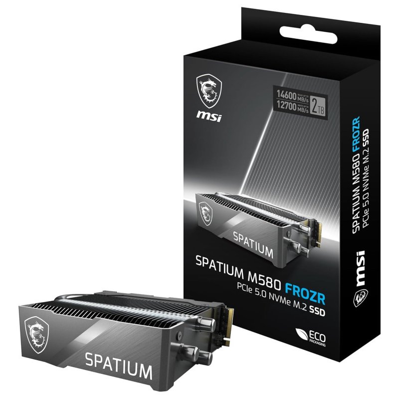 MSI SPATIUM M580 PCIe 5.0 NVMe M.2 2TB FROZR