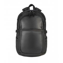 Tucano Bravo Gravity backpack Rucksack Black Polyurethane (PU), Recycled plastic