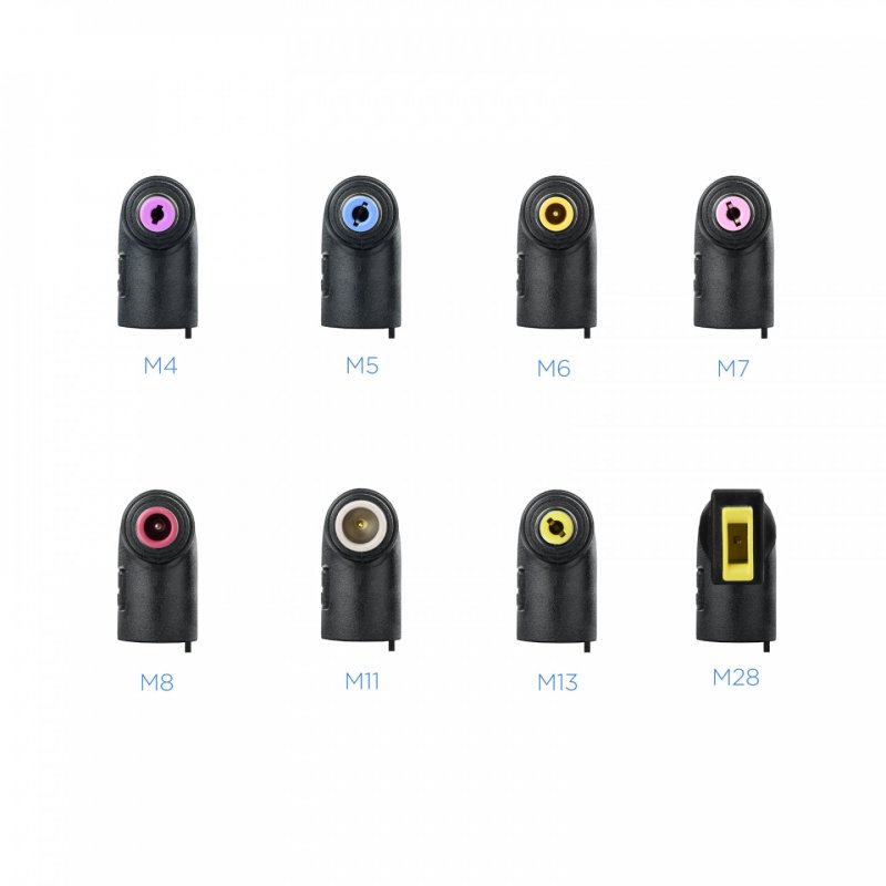 Chargeur universel TooQ 65W - 8 embouts (Noir)