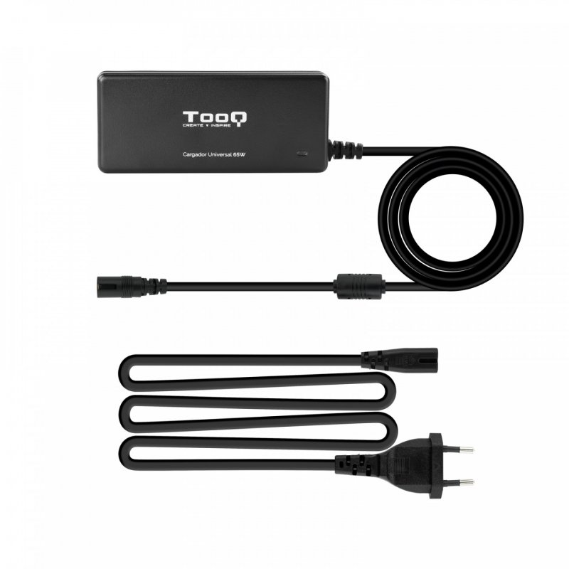 TooQ TQLC-65BS02AT power adapter/inverter Indoor 65 W Black