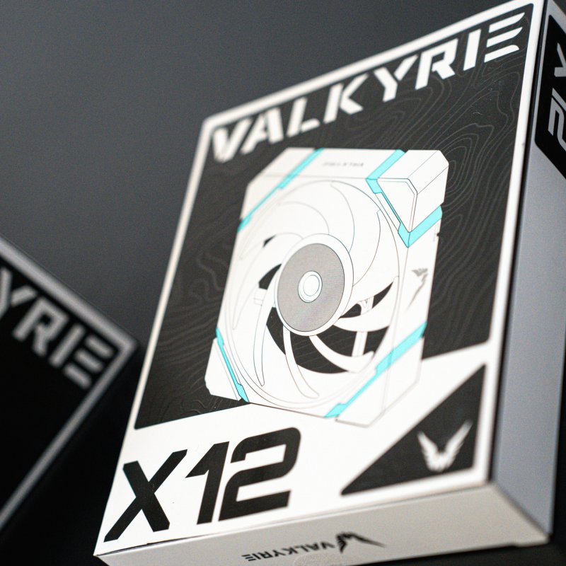 Valkyrie VK-FANX12FB système de refroidissement d’ordinateur Processeur Ventilateur Noir