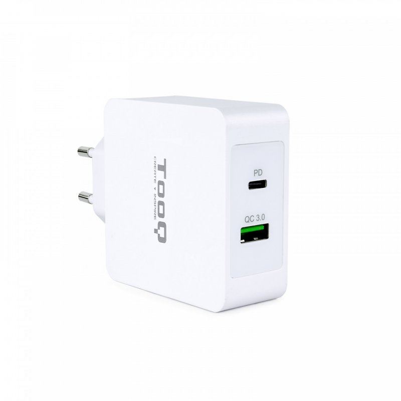 TooQ TQWC-2SC03WT mobile device charger Universal White AC Fast charging Indoor