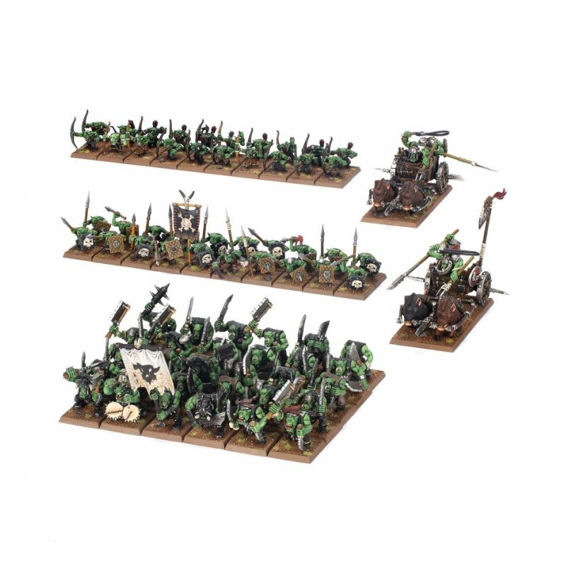 Warhammer ToW - Orc & Gobelin Tribus Bataillon