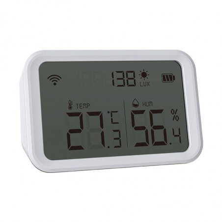 Smart Temperature and Humidity sensor NEO NAS-TH02W ZigBee Tuya with LCD screen