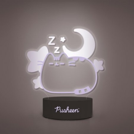 PUSHEEN - Sleep - Lampe Décorative Néon - 17cm