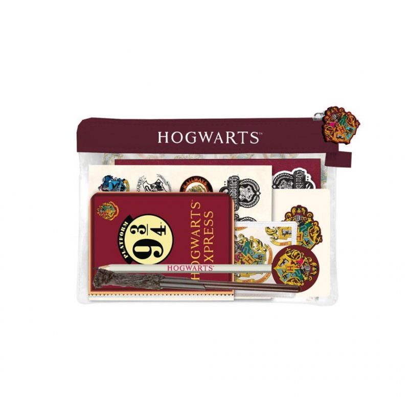 HARRY POTTER - Set de Papeterie avec 3 Notebooks A6 - 10pc.