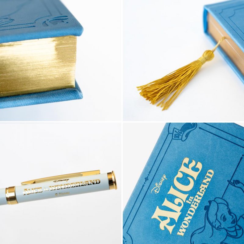 ALICE - Gift Box Notebook Premium A5 Stylo-Bille