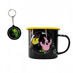 BOB L'EPONGE - Gift Box - Mug Porte-Clé