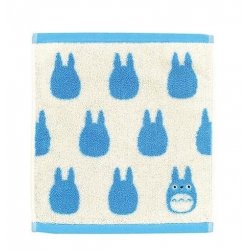 Mon Voisin Totoro - Mini serviette Silhouette de Totoro Bleu 33x36 cm