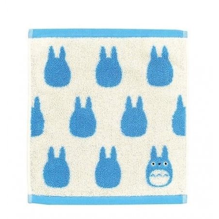 Mon Voisin Totoro - Mini serviette Silhouette de Totoro Bleu 33x36 cm