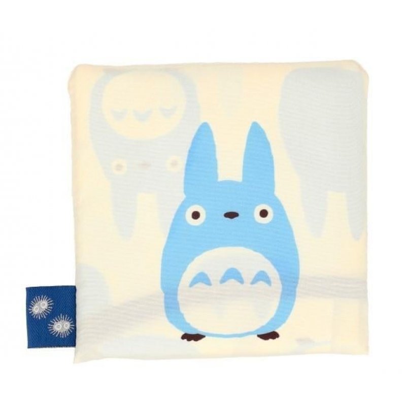 Mon Voisin Totoro - Sac pliable Silhouette de Totoro Bleu 40x20 cm