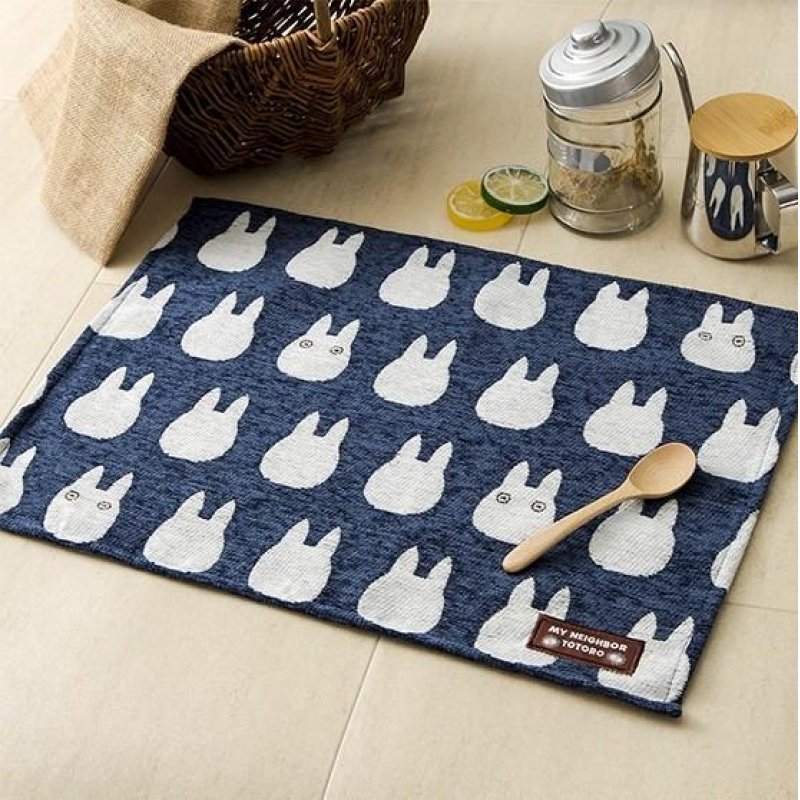 Mon Voisin Totoro - Dessous de table Silhouette de Totoro Blanc 33x48 cm