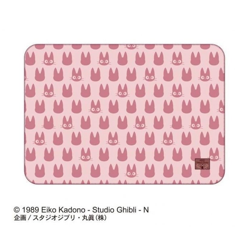 Kiki la petite sorcière - Couverture moirée Silhouette de Jiji 70x100 cm