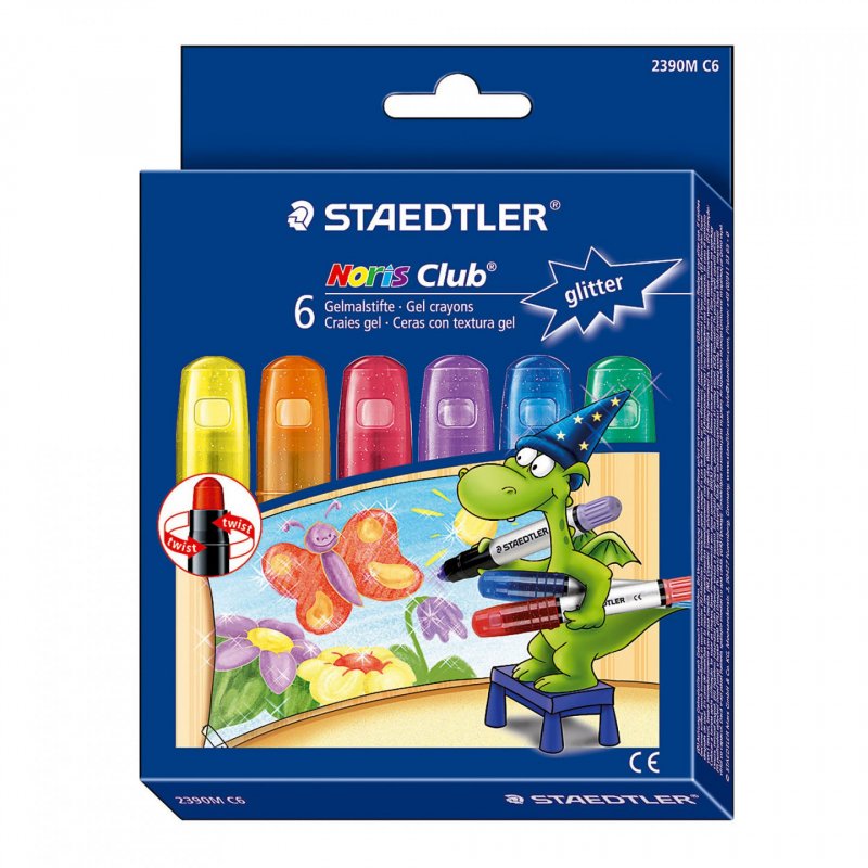 Staedtler - Gel crayon NC glitter 6pcs. box