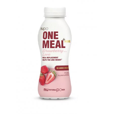 Nupo - One Meal Prime Shake Strawberry Love 330 ml 12 x 330 ml