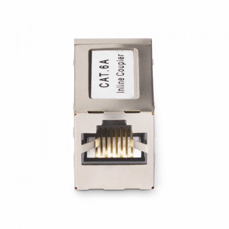 StarTech.com Shielded RJ45 Coupler, Inline Cat6a Coupler, Female to Female (F/F) T568B Pinout, Shielded Ethernet Cable