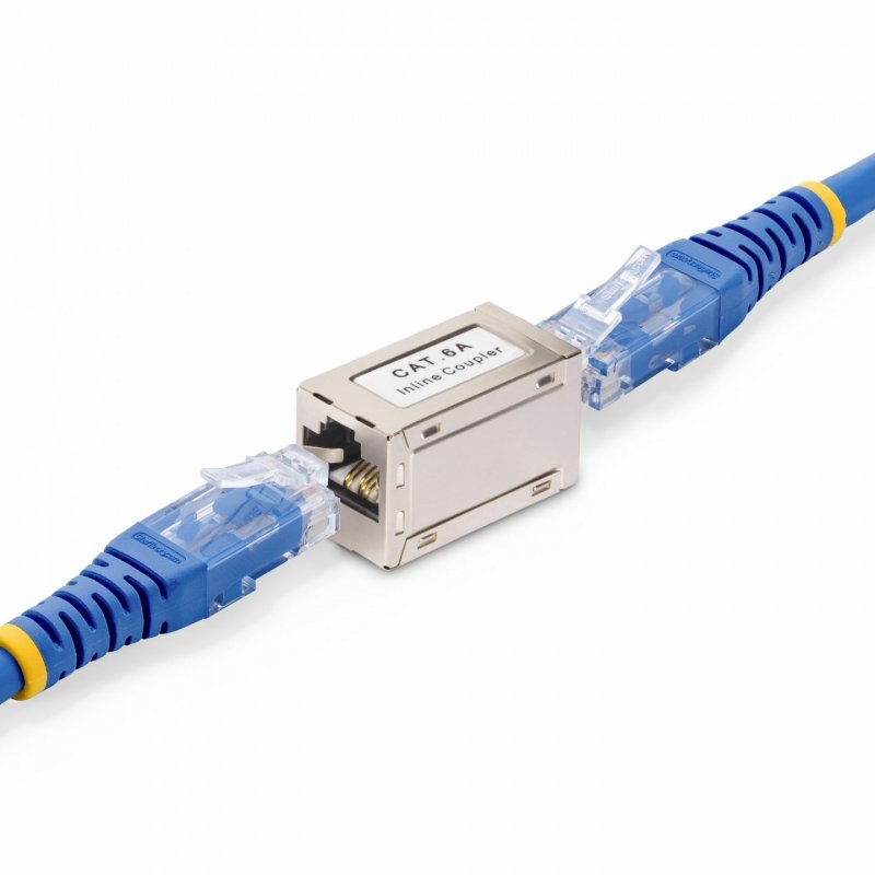 SHIELDED RJ45 COUPLER CAT6A ETHERNET COUPLER F/F
