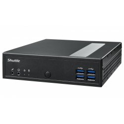 Shuttle XPC slim Barebone DL30N, Intel N100, 1x DDR5, 2x LAN (2x 2.5Gbit), 2xCOM,1xHDMI,1xDP, 1x VGA, fanless,