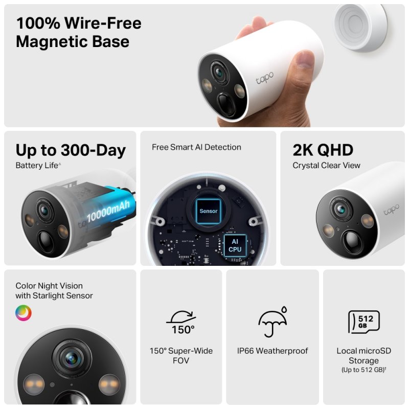 TP-LINK Smart Wire-Free Security Camera
