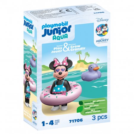 71706 Playm. 1.2.3 & Disney: Minnies Strandaus