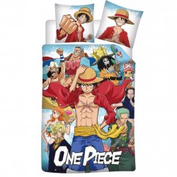 ONE PIECE -Parure de lit 140x200cm 65x65cm -Equipage Chapeau de Paille