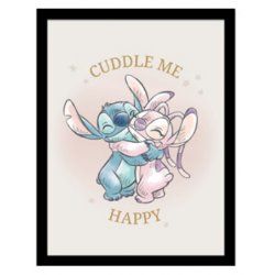 LILO & STITCH - Stitch Cuddle Me - Impression encadrée 30x40cm
