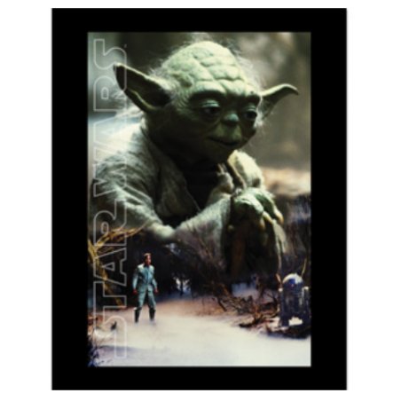 STAR WARS - Yoda Key Art - Impression encadrée 30x40cm