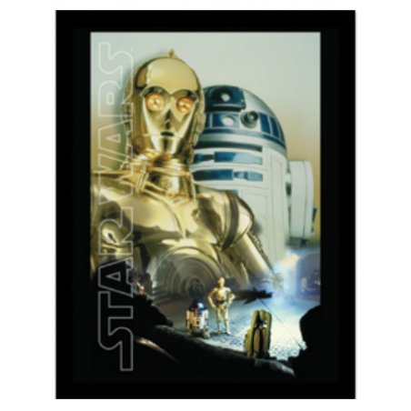 STAR WARS - Droids Key Art - Impression encadrée 30x40cm