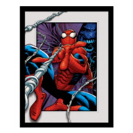SPIDER-MAN - Swinging - Impression encadrée 30x40cm