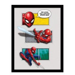 SPIDER-MAN - Looks Like A Job - Impression encadrée 30x40cm