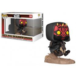 STAR WARS 1 - POP Ride DLX N° 705 - Dark Maul sur Bloodfin