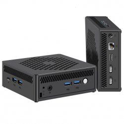 Leotec LEMPC12 barebone PC/ poste de travail Cube Noir N4000