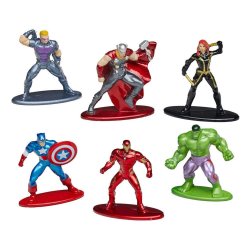Marvel Comics pack 6 figurines Diecast Nano Metalfigs Wave 1 4 cm