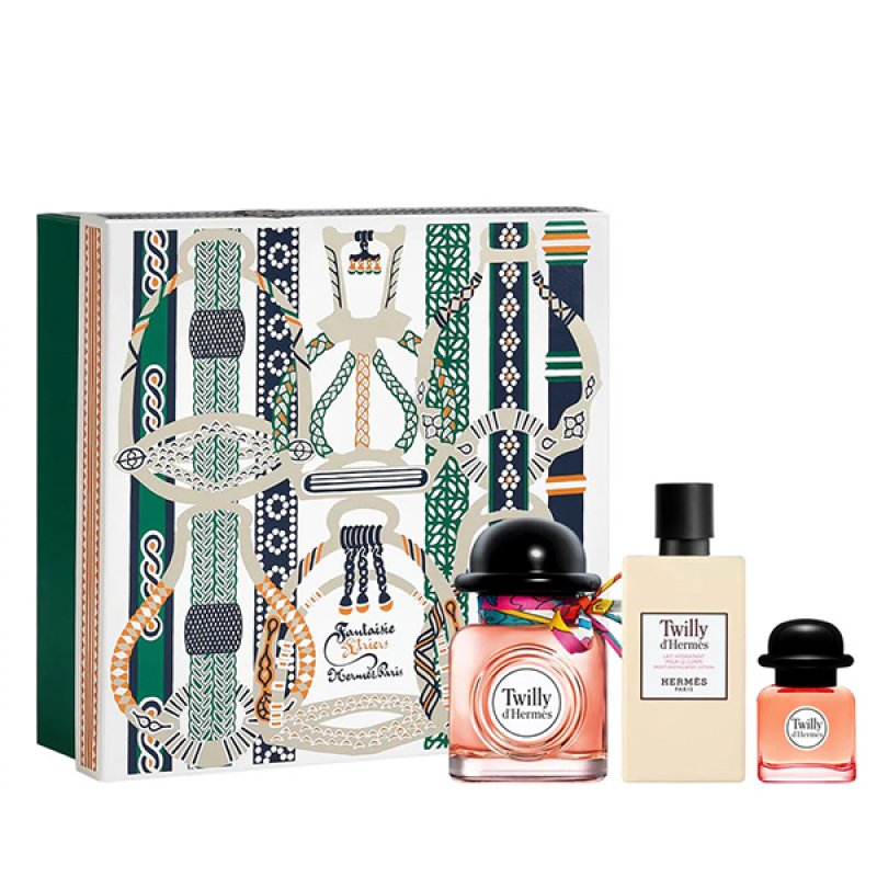 Set Hermes Twilly, Femei, Eau De Parfum 50ml Eau De Parfum 7.5ml Lotiune Corp 80ml