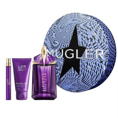 Set Thierry Mugler Alien, Femei, Eau De Parfum 60ml Lotiune Corp 50ml Eau De Parfum 10ml