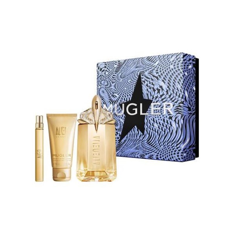 Set Thierry Mugler Alien Goddes, Femei, Eau De Parfum 60ml Lotiune Corp 50ml Eau De Parfum 10ml