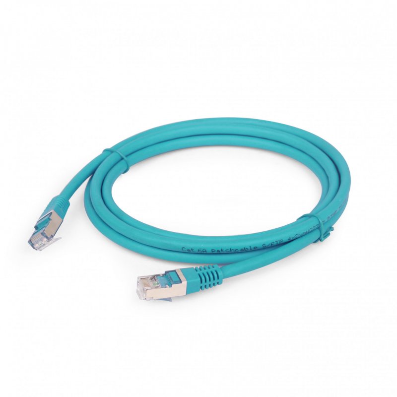 Gembird PP6A-LSZHCU-G-1M câble de réseau Vert Cat6a S/FTP (S-STP)
