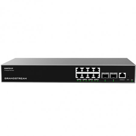 8P Grandstream GWN7811P 8x Port PoE Layer 3 Managed Netzwerk Switch