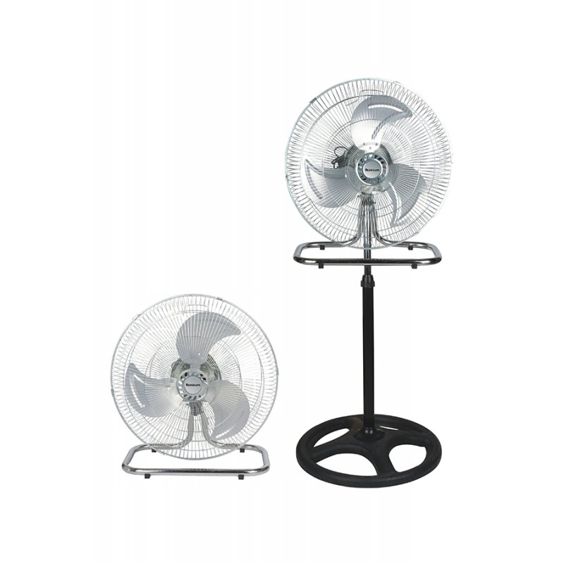 Ravanson WT-7046 ventilateur Noir, Acier inoxydable