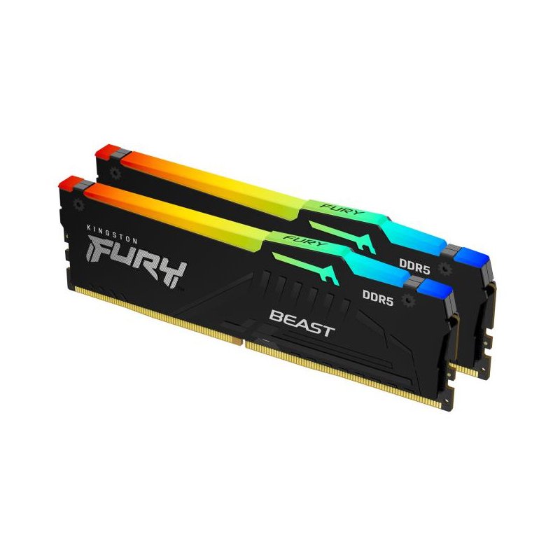 32GB DDR5 6000MT/S CL30 DIMM KIT OF 2 FURY BEAST RGB XMP