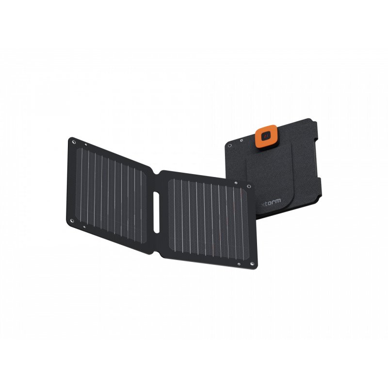 FOLDABLE SOLAR PANEL 14W XTORM - BLACK